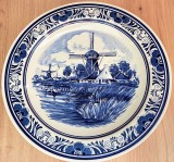 Farfurie - decorativa / de colectie - Delft - Distel