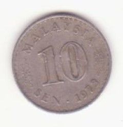 Malayesia 10 sen 1973