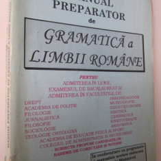 Manual preparator de gramatica a limbii romane - Maria Boatca , Silvestru Boatca