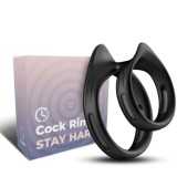 ARMONY - DUALRING DOUBLE ELASTIC RING BLACK, ARMONY FOR HIM