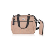 Geanta accesorii bebelusi compartimentata Maya Beige, Lorelli