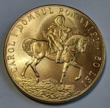 Replic&atilde; dupa celebra moned&atilde; de aur de 50 lei 1906. Citiți cu atenție descrierea