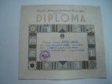 Diploma Consiliul Judetean pentru Educatie Fizica si Sport Bihor, schi, 1972