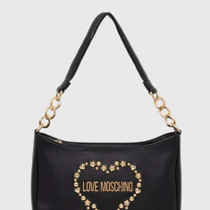 Love Moschino poseta culoarea negru