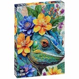 Puzzle Black Sea &bdquo;Printre flori, cameleonul&rdquo; &ndash; 500 de piese