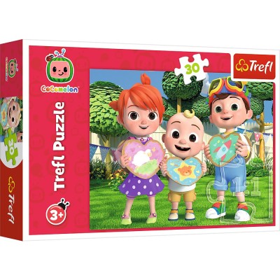 PUZZLE TREFL 30 COCOMELON SA NE JUCAM IMPREUNA foto