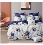 Cumpara ieftin Lenjerie pat dublu,bumbac finet,6 piese,cearceaf normal 220x240cm, cearceaf pilota 200x220cm, 2 fete de perna 50x70, 2 fete de perna 70x70-A1172