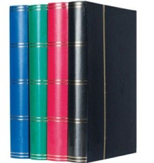 Leuchtturm clasoare pentru blocuri 30 folii / 60 pagini negre foto