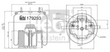 FEBI BILSTEIN 179293 Burduf, suspensie pneumatica