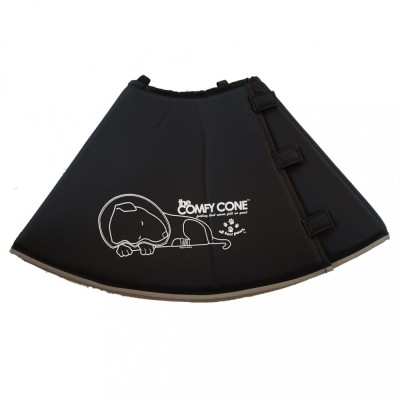 All Four Paws Guler protector Comfy Cone XL, negru, 30 cm foto