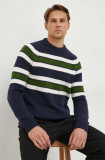 Cumpara ieftin Michael Kors pulover din amestec de lana barbati, culoarea albastru marin, light