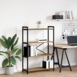 vidaXL Bibliotecă stejar artizanal 80 x 30 x 118 cm Lemn compozit