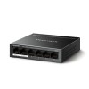 Switch 6 porturi 10/100Mbps 4 porturi PoE+ Mercusys - MS106LP SafetyGuard Surveillance