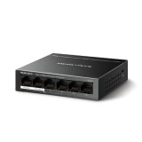 Switch 6 porturi 10/100Mbps 4 porturi PoE+ Mercusys - MS106LP SafetyGuard Surveillance
