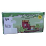 Set Cuburi Magnetice, JPT Blocks 660, 100 cuburi, texturi Minecraft, multicolor, 3+ ani