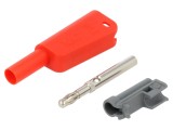 Banană 4mm 32A 1kV Izolată cu Soclu Axial