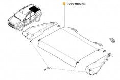 Rulou Portbagaj Duster Renault 799220025R foto