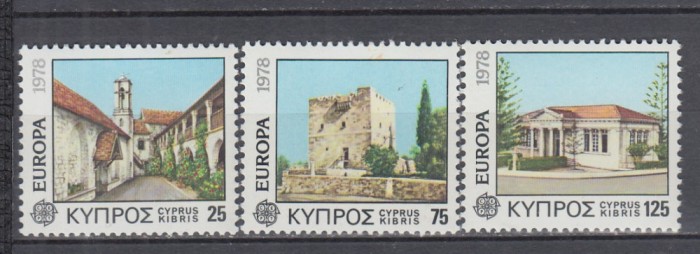 CIPRU CIPRU GREC 1978 EUROPA SERIE MNH