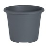 Ghiveci Cylindro Antracit &Oslash;50cm 42L, Plastic Rezistent UV/Inghet, Interior/Exterior