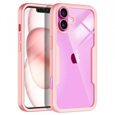 Husa pentru Apple iPhone 16 Plus, Techsuit, ColorVerse 360, Roz foto