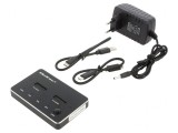 Staţie de andocare USB 3.1 neagră