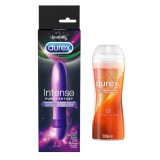 Cumpara ieftin Pachet Durex Lubrifiant Sensual 200 ml + vibrator Intense Fantasy 1 bucata