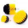 Set 3 Perii Curățare Bormașină Tagred TA4201, Prindere 1/4, Plastic, Galben/Negru