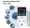 Termostat Digital Camera 220V, -20~120&deg;C, Sonda NTC 2m, Releu 10A, Termostat Electronic, Incalzire