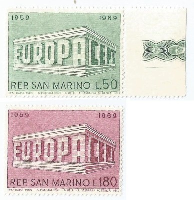 |San Marino, Europa CEPT, 1969, MNH foto