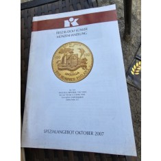 Catalog 124, expozitie de monede, Fritz Rudolf Kunker Munzenhandlung, octombrie 2007, text in limba germana