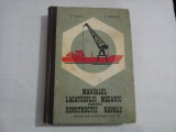 MANUALUL LACATUSULUI MECANIC PENTRU CONSTRUCTII NAVALE * pentru scoli profesionale, anul III - V. Ceapa / C. Sburlan - Bucuresti, 19