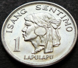 Cumpara ieftin Moneda exotica 1 SENTIMO ISANG - FILIPINE, anul 1968 * cod 2216 = UNC, Asia, Aluminiu