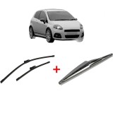 Cumpara ieftin Set 3 stergatoare FIAT GRANDE PUNTO Van (199) 2006-2013, pentru parbriz si luneta, Bosch Twin