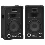 Boxe Hifi de scenă pasive profesionale, 2 buc., negru, 800 W