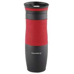 Termos din inox, capacitate 500ml, rosu, Klausberg