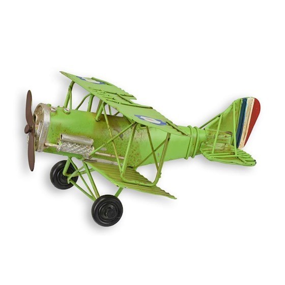 Model biplan verde BL-373