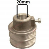 Fulie dubla pentru motor pe benzina Ax 20mm (GF-0607), Micul Fermier