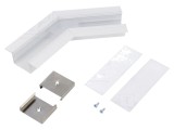 Conector 135&deg; Alb Aluminiu VARIO30-05