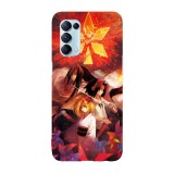 Husa compatibila cu Oppo A54 5G, Viceversa, model Hao, Yoh and Anna Shaman King, Silicon, TPU, Transparent, Carcasa
