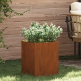 Vază pentru Grădină Ruginit 50 x 32 x 40 cm Oțel corten
