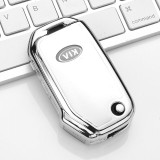 Husa Cheie Briceag Kia 3 Butoane KIA Sportage R GT Stinger GT Sorento Ceed CD Cerato Forte 2018 2019 SILVER