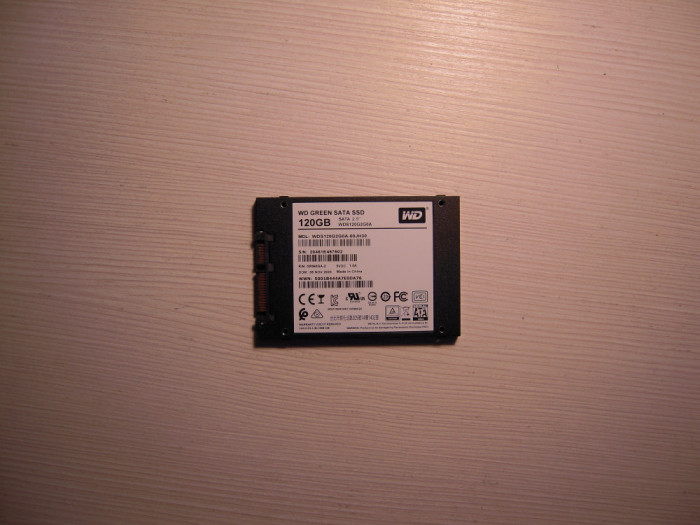 Solid state drive (SSD) WD Green WDS120G2G0A, 120GB, SATA III, 2.5 inch BULK