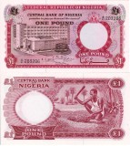 NIGERIA 1 pound 1967 UNC!!!
