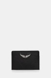 ZADIG&amp;VOLTAIRE carcasă din piele culoarea negru, LWSG00001