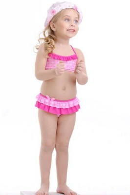 Costum de Baie Copii cu Volănaș și Fluturaș, Esli Mia - Bleu, 122-128 (60) foto