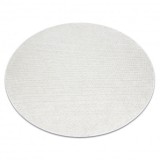 Covor CASABLANCA PLUS cerc crem Unicolor, bucla, cerc 100 cm