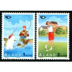 Aland (Finlanda) 1995 - Turism, pescuit, serie neuzata