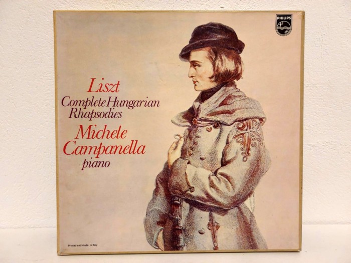 Liszt, Michele Campanella &ndash; Complete Hungarian Rhapsodies vinil cutie 4 discuri