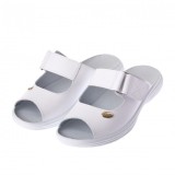 Papuci deschiși din piele &ldquo;Tellus&rdquo; 54-09 Alb - 40