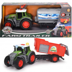 DICKIE FENDT TRACTOR CU REMORCA SuperHeroes ToysZone